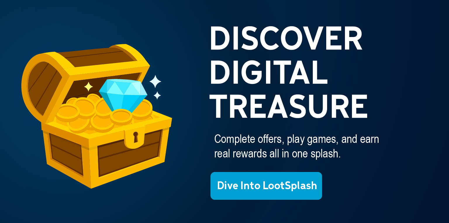 LootSplash lets users earn rewards online by unlocking digital treasure